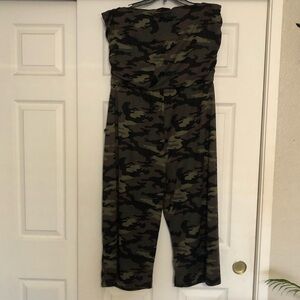 J for Justify Green Camouflage Jumpsuit